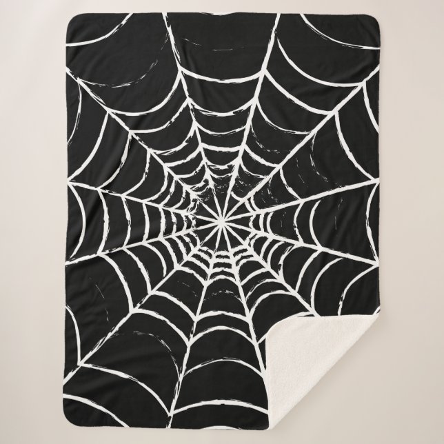 Dark Web Sherpa Blanket (Front)