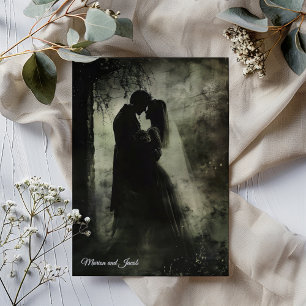 Dark Wedding Mysterious Gothic Invitation