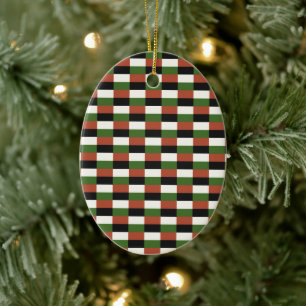 Dark, Wet Swamp Colors Ceramic Tree Decoration