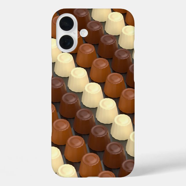 Dark, white and milk chocolate pralines Case-Mate iPhone case (Back)