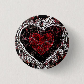 Dark Wild Heart 3 Cm Round Badge