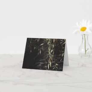 Dark willow tree Nature Sympathy Card