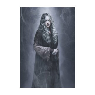Dark Witch - Azulin the Gray Canvas Print