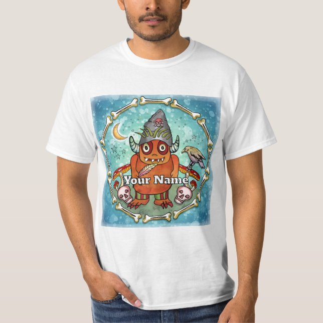 Dark Wizard Monster T-Shirt (Front)
