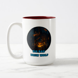 dark wolf coffee mug