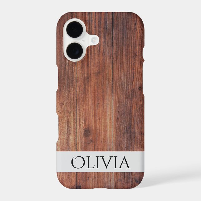 dark wood and modern personalized  (Back)
