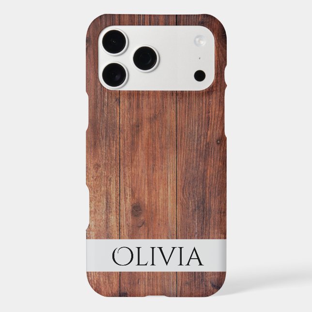 dark wood and modern personalized  (Back)