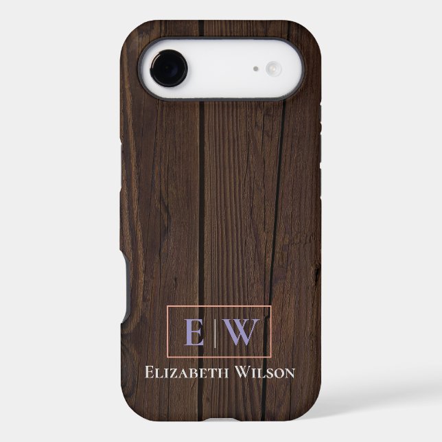 dark wood and modern personalized  (Back)