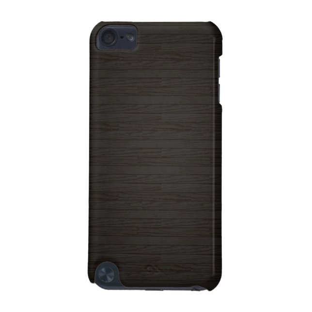 Dark wood faux finish ipod 5 barely there case (Back)