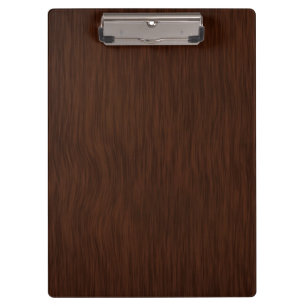Dark Wood Grain Look Background Clipboard