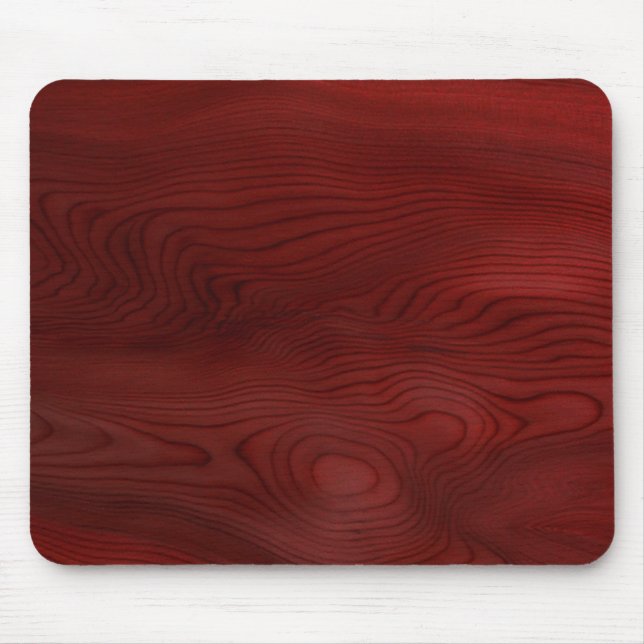Dark Wood Grain Mouse Mat (Front)