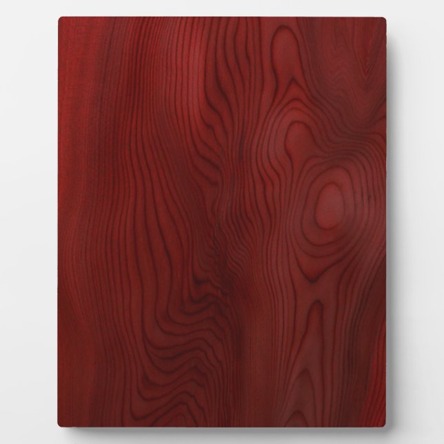 Dark Wood Grain Plaque (Front)