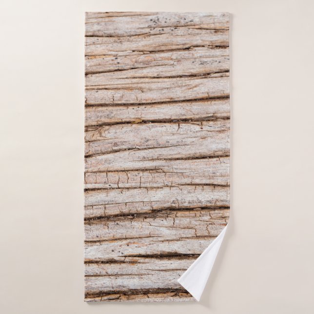 Dark wood texture. Abstract background Vintageabst Bath Towel (Bath Towel)