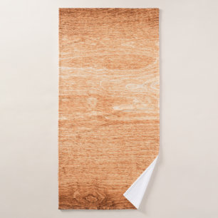 Dark wood texture background surface with old natu bath towel