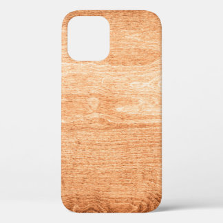 Dark wood texture background surface with old natu iPhone 12 case