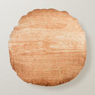 Dark wood texture background surface with old natu round cushion