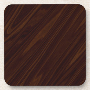 Dark Wood Texture Coaster