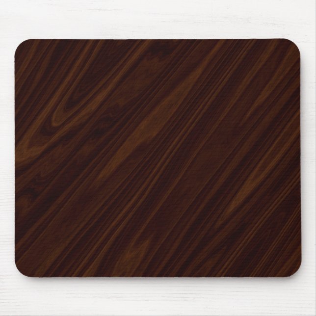 Dark Wood Texture Mouse Mat (Front)