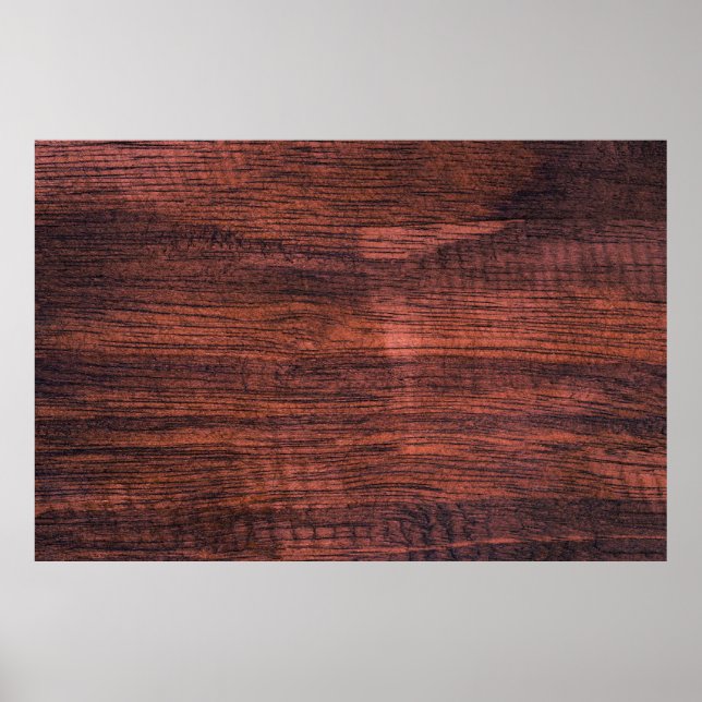 Dark wood texture used to made backgrounds. Natura Poster (Front)