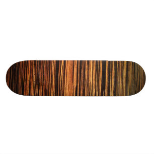 Dark Wood Veneer Skateboard