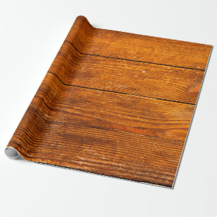 Dark wooden texture. Wood brown texture. Backgroun Wrapping Paper