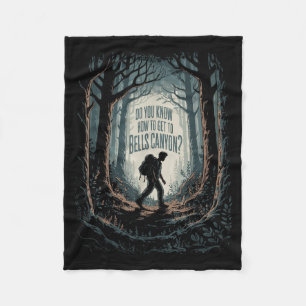 Dark Woods Mystery Do Know How To Get To Bells Fleece Blanket