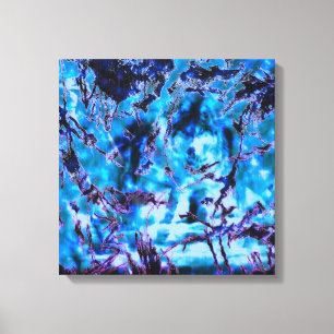 Dark Woods Wolf Hunter Spirit Wrapped Canvas