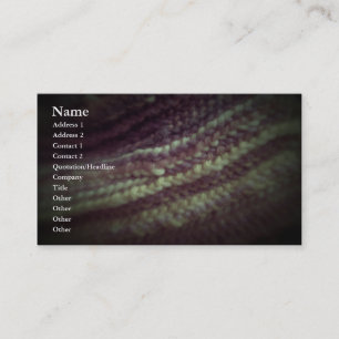 Dark Wool Business Card