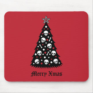 Dark Xmas Tree Mouse Mat