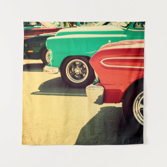 Dark yellow grunge background with cracksabstract, tapestry (Front)