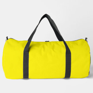 Dark Yellow Minimalist Business Duffle Bag