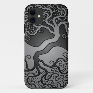 Dark Yin Yang Tree iPhone 11 Case