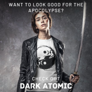 Dark Yin Yang Vampire Skull Religious Symbol T-Shirt