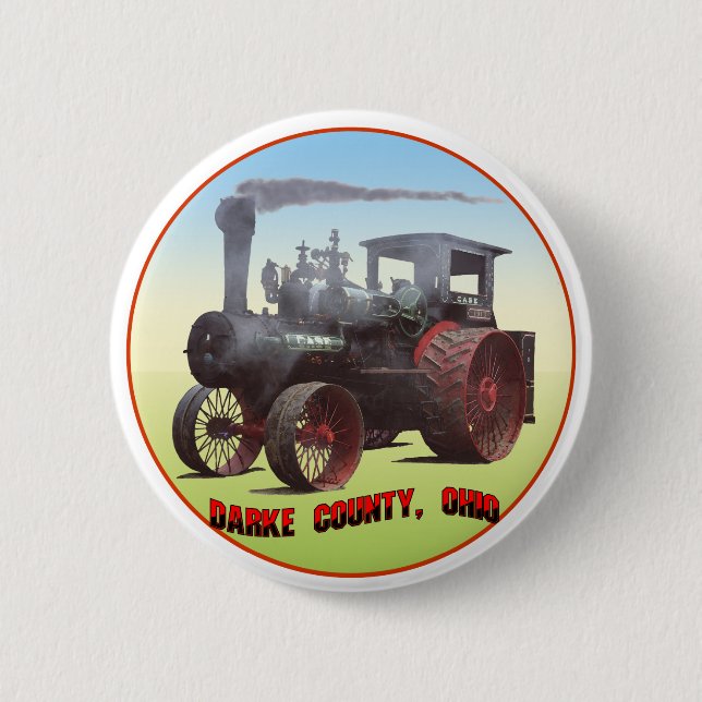 Darke County Ohio 6 Cm Round Badge (Front)