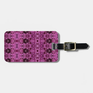 Darker Cabbage Ikat 7 Luggage Tag