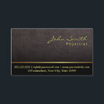 Darker Leather Texture Physicist Business Card<br><div class="desc">Darker Leather Texture Physicist Business Card.</div>