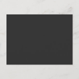 Darkest Charcoal Grey Fashion Grey Colour Trend Postcard
