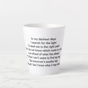 Darkest days coffee mug