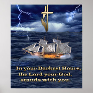 darkest hours christian art poster