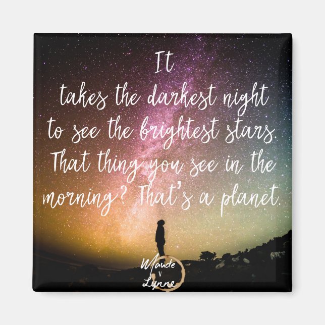 Darkest night magnet (Front)