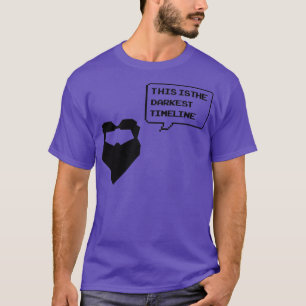 Darkest timeline Community evil beard retro speech T-Shirt