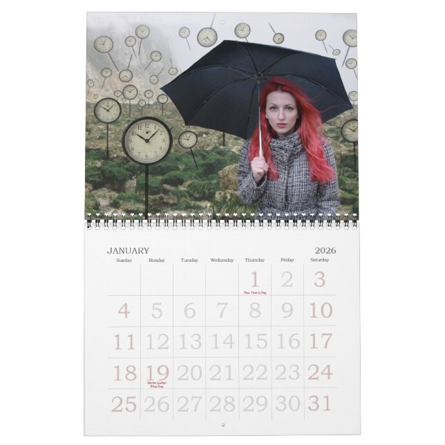 DarkestGoth Girl Danna Victoria 2015 Calendar (Jan 2026)