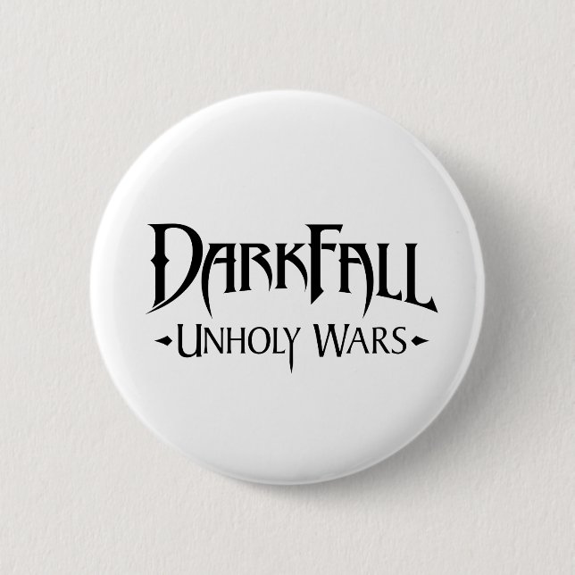 Darkfall Unholy Wars Logo Round Button (Front)