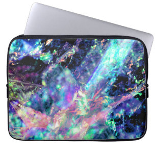 darkness and light, dark opal : laptop sleeve