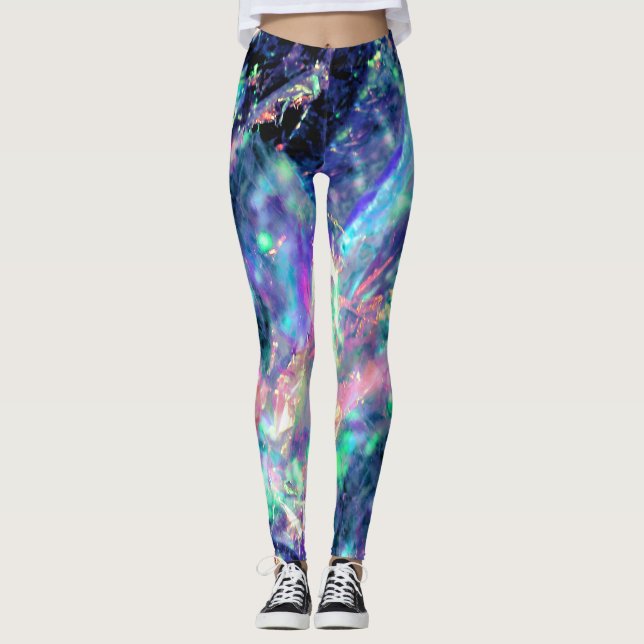 darkness and light, dark opal : leggings (Front)
