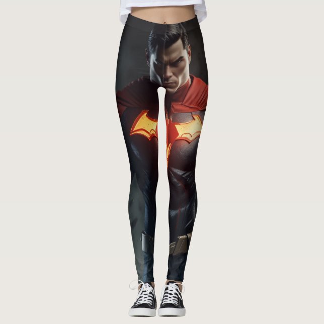 Darkness Control Superhero Leggings (Front)