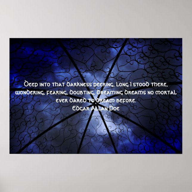 Darkness Gazebo - Edgar Allen Poe Poster (Front)