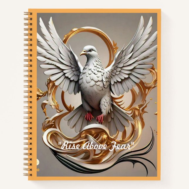 "Darkness Met Courage" Notebook (Front)