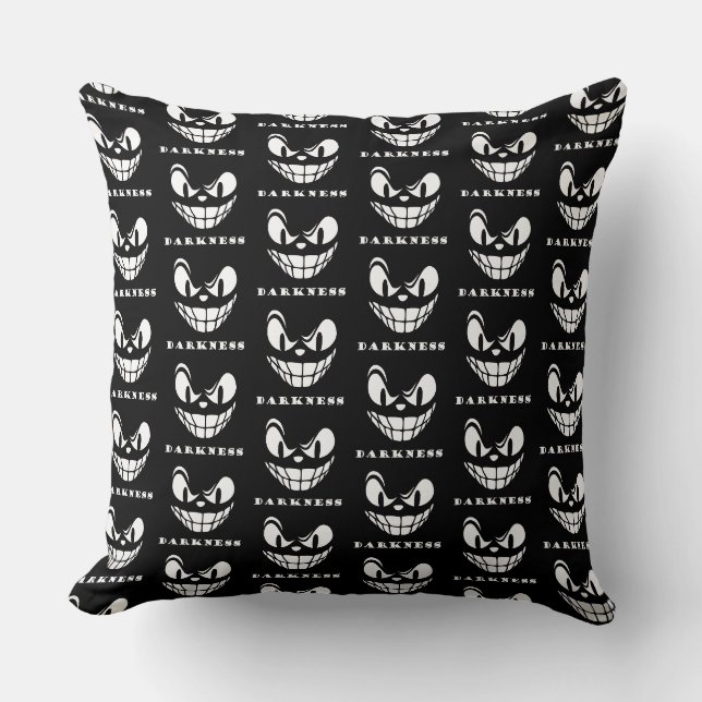 Darkness monster face cushion (Front)