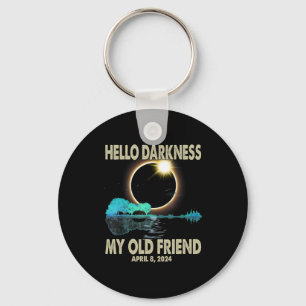 Darkness My Friend Funny Solar Eclipse 2024 April  Key Ring